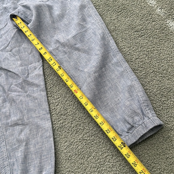 Athleta Cabo Linen Jogger 100% Linen Pants Size 6 - Picture 7 of 8